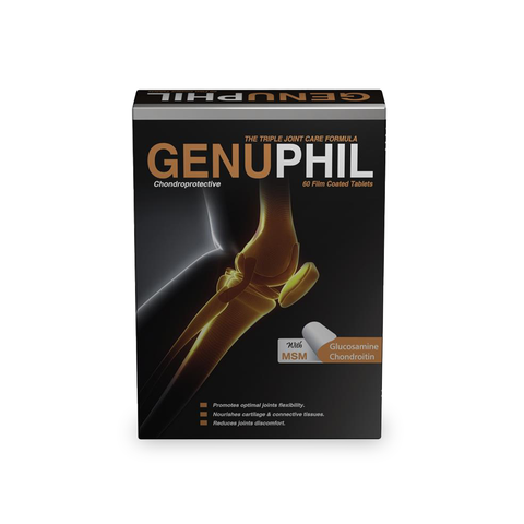 Genuphil Tablets - triple tablet formula for joint support - 60 tablets