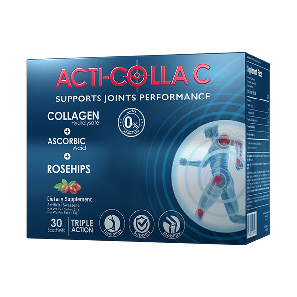 Acti Colla C - Collagen supplement for joint support - 30 sachets.