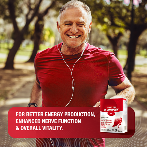 Limitless Vitamin B Complex ODF – 30 Oral Dissolving Films – Methylcobalamin, Folic Acid, B1, B6 & Biotin – Energy & Nervous System Support