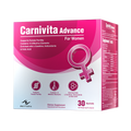 Carnivita Advance for Women – Female Fertility Support Sachets with L-Carnitine, Folic Acid & Antioxidants | Strawberry Flavor