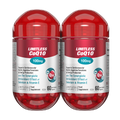 Limitless CoQ 10 - CoQ 10 Enzyme, vitamin E & Selenium - For cognitive, heart health & energy production- 60 capsules. (2 Packs Bundle)