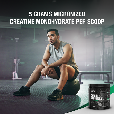 Limitless Alpha Creatine Monohydrate — 5g Creatine per Scoop, post workout for Strength, Power & Muscle Performance - 450g - 90 Servings
