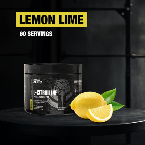 Limitless Alpha L-Citrulline – 192g – 3g Pure L-Citrulline Per Scoop - 60 Servings.