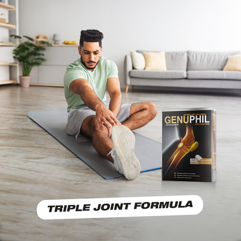 Genuphil Tablets - triple tablet formula for joint support - 60 tablets