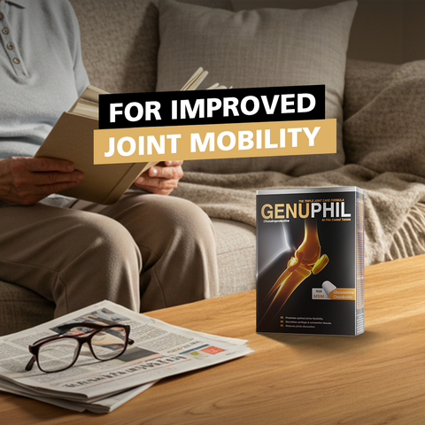 Genuphil Tablets - triple tablet formula for joint support - 60 tablets