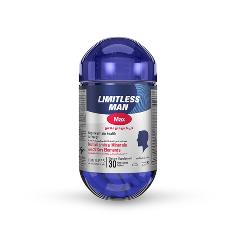 Limitless Man Max Multivitamin for Men 30-Tablets