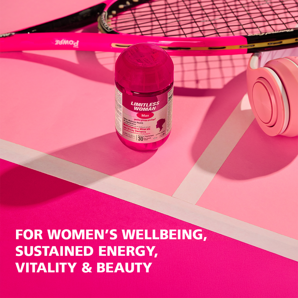 Limitless Woman Max - Multivitamin for women - For Daily Energy & Vitality - 30 & 60 tablets.