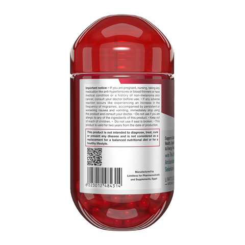 Limitless CoQ 10 - CoQ 10 Enzyme, vitamin E & Selenium - For cognitive, heart health & energy production- 60 capsules.