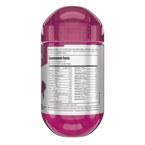 Limitless Woman Max - Multivitamin for women - For Daily Energy & Vitality 60 tablets.