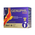 Genuphil Advance - 5 in 1 joint support formula - Glucosamine, Marine Collagen, Chondroitin, MSM & Sodium Hyaluronate - 30 sachets.
