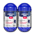 Limitless Man Max Multivitamin for Men -  For Sustained Energy & Men's Wellbeing 60-Tablets. (2 Packs Bundle)