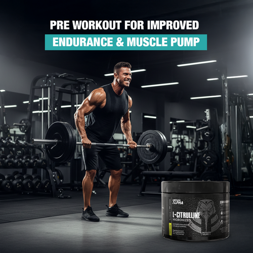 Limitless Alpha L-Citrulline – 192g – 3g Pure L-Citrulline Per Scoop - 60 Servings.